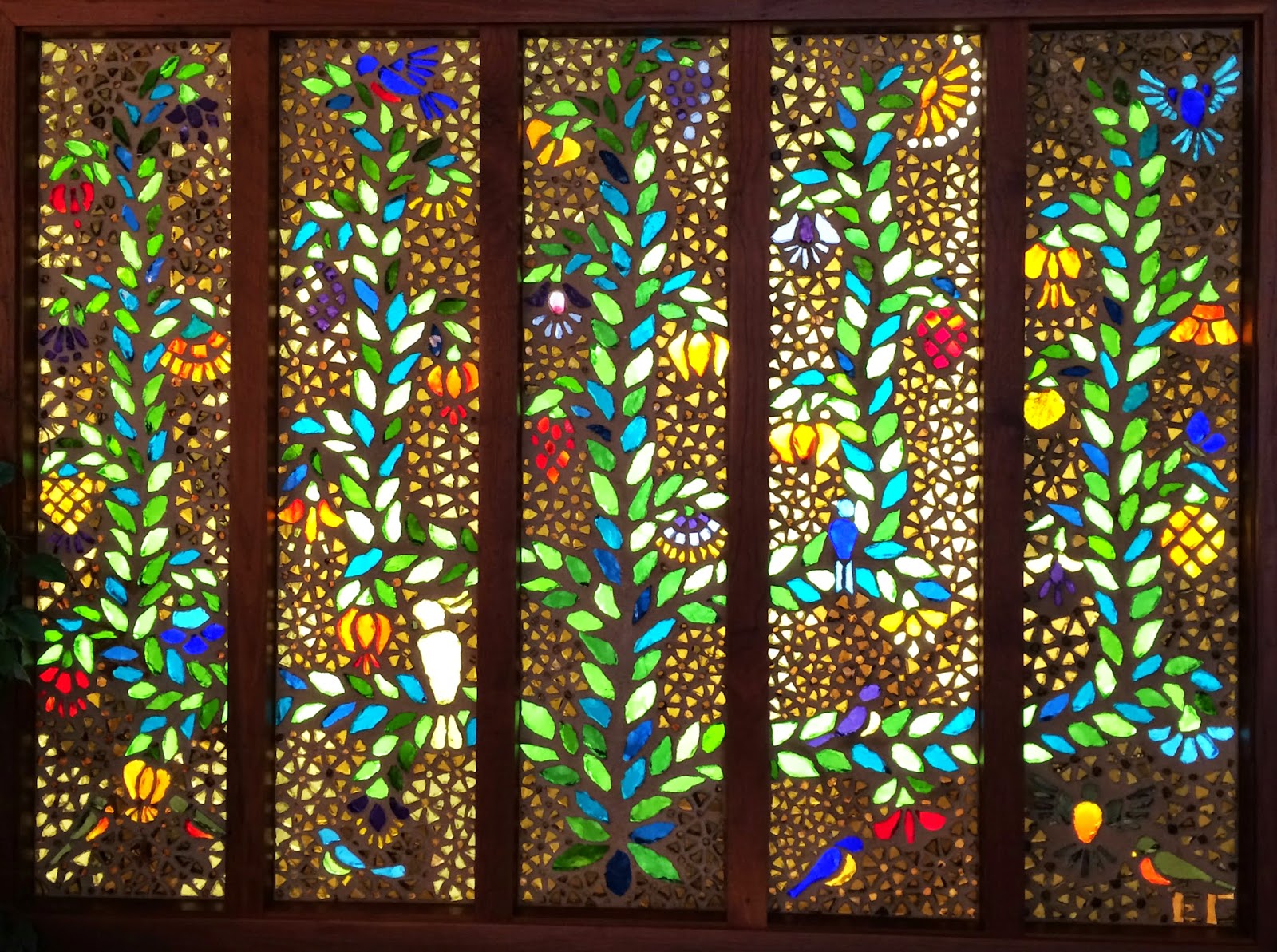 The Tree of Life Stained Glass by Fayetteville Native, Elizabeth Grafton