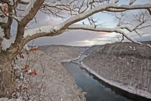 Winter in the New River Gorge.