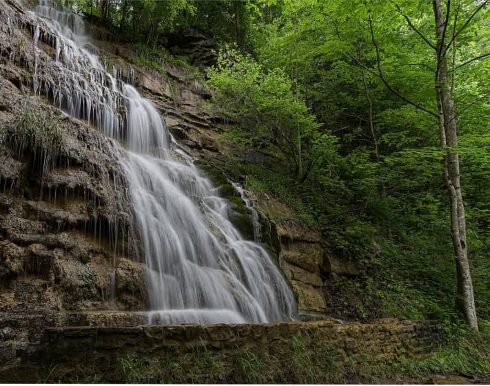 Kaymoor Trail runs directly beside this beautiful waterfall.