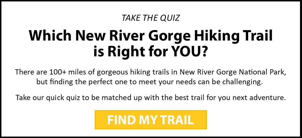 Which New River Gorge Hiking Trail is Right for YOU? Take the quiz!