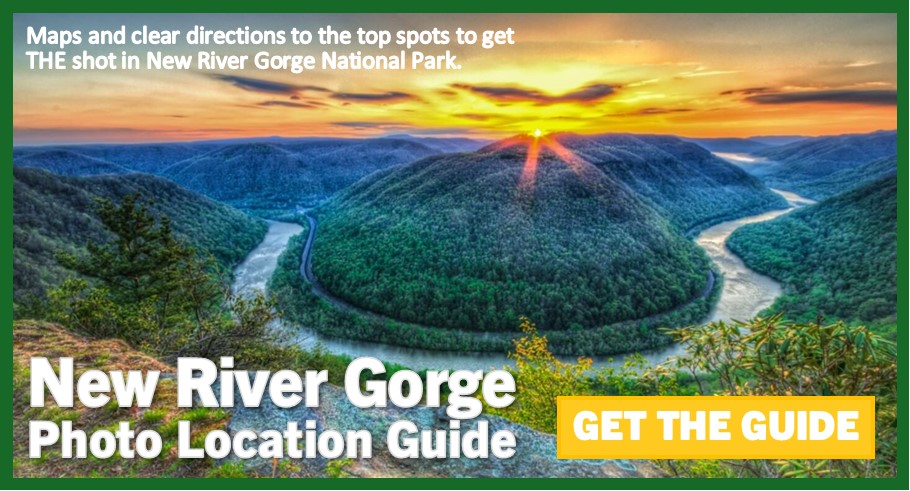 Maps and clear directions to the top spots to get THE shot in New River Gorge National Park. New River Gorge Photo Location Guide. 
